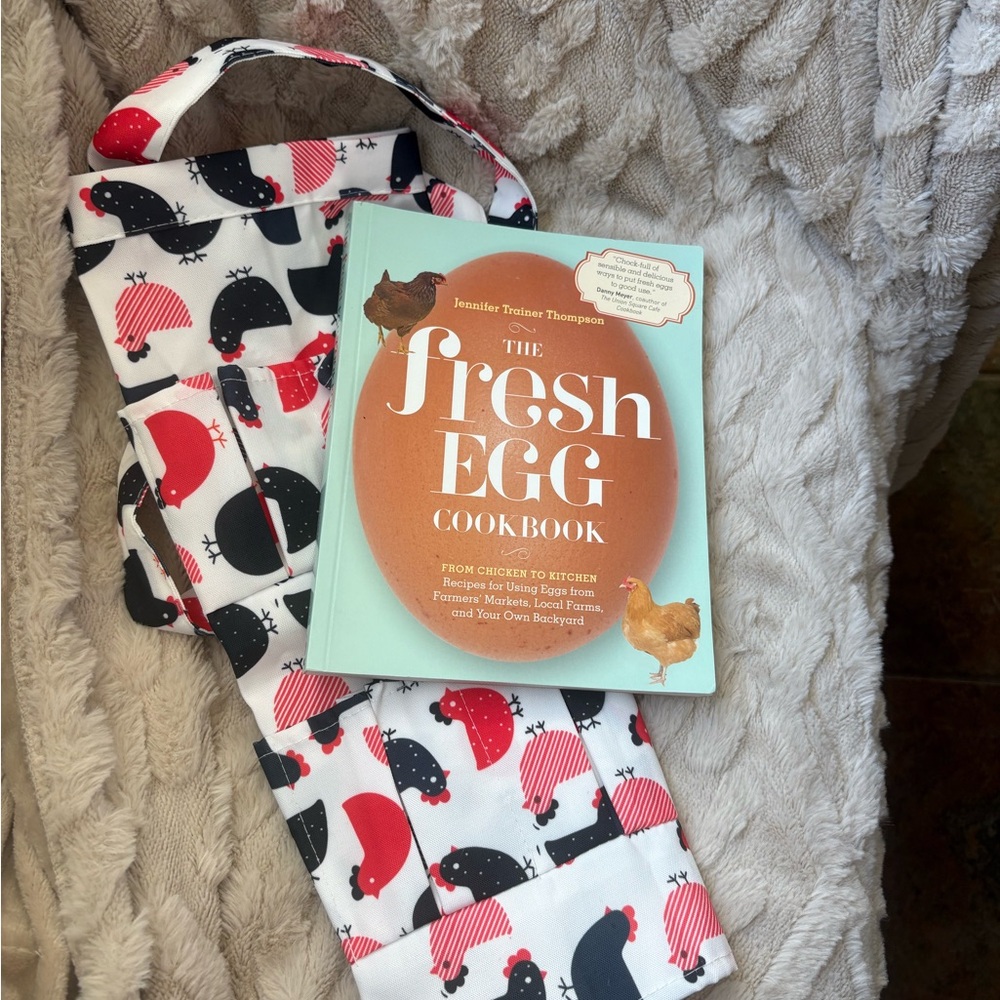 The Fresh Egg Cookbook: From Chicken to Kitchen, Recipes…Gift Set With Egg Apron